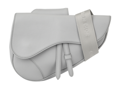 Saddle Bag, Leather, Grey, 26-BO-0211, 3*